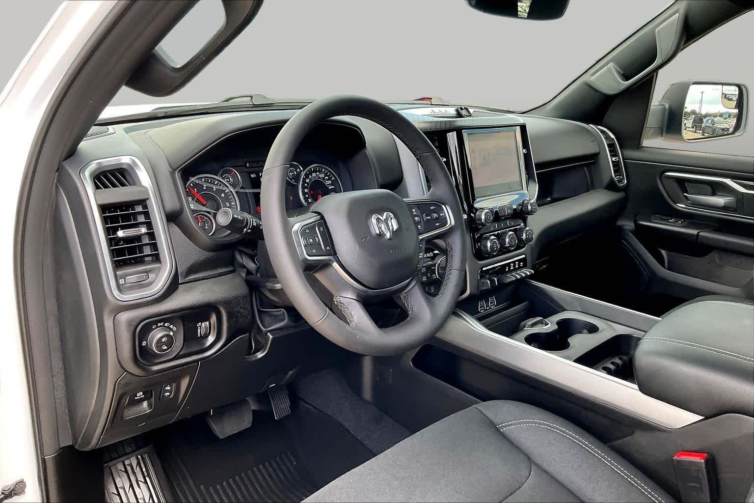 Used 2025 Bright White Clearcoat Ram Big Horn image 16