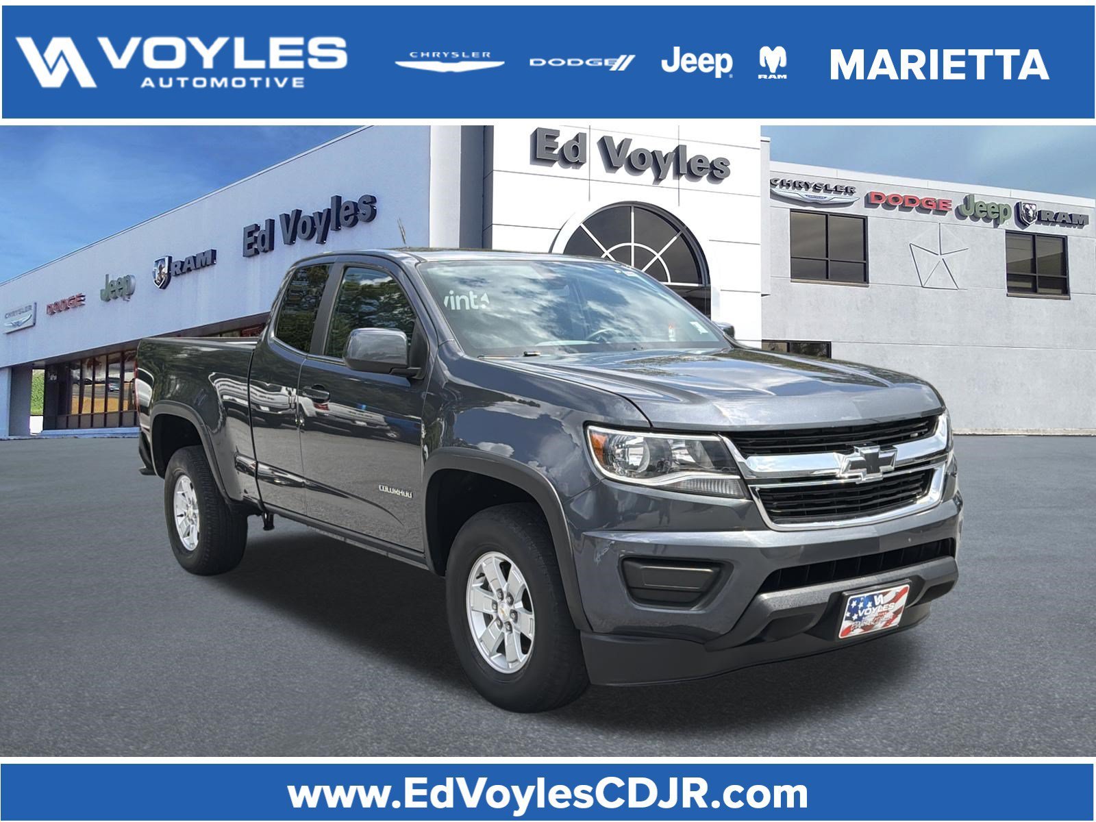Used 2017 Cyber Gray Metallic Chevrolet 2WD WT image 1