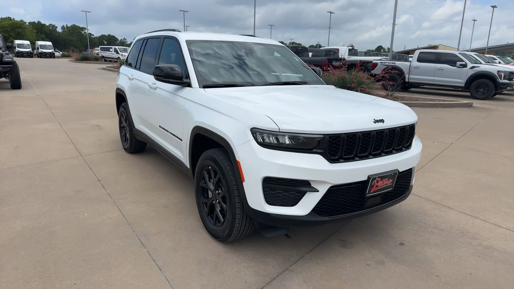 Used 2025 Bright White Clearcoat Jeep Altitude image 3