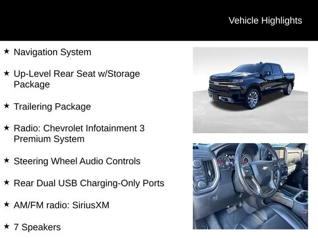 Used 2019 Black Chevrolet High Country image 7