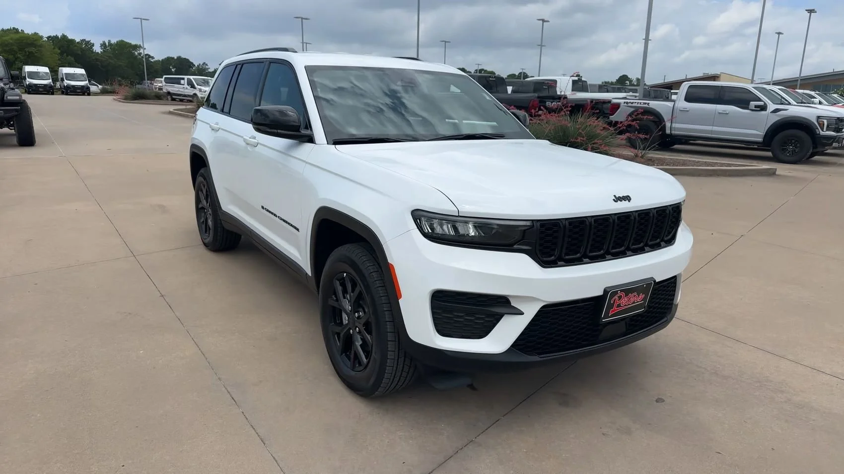 Used 2025 Bright White Clearcoat Jeep Altitude image 3