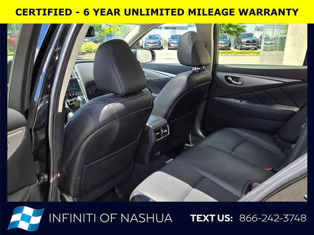 Certified Used 2023 Black INFINITI LUXE image 20