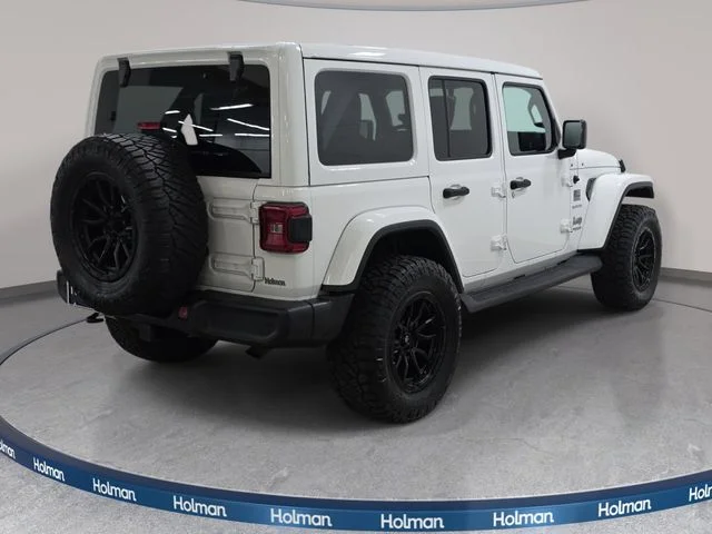 Certified Used 2020 Bright White Clearcoat Jeep Unlimited Sahara image 5