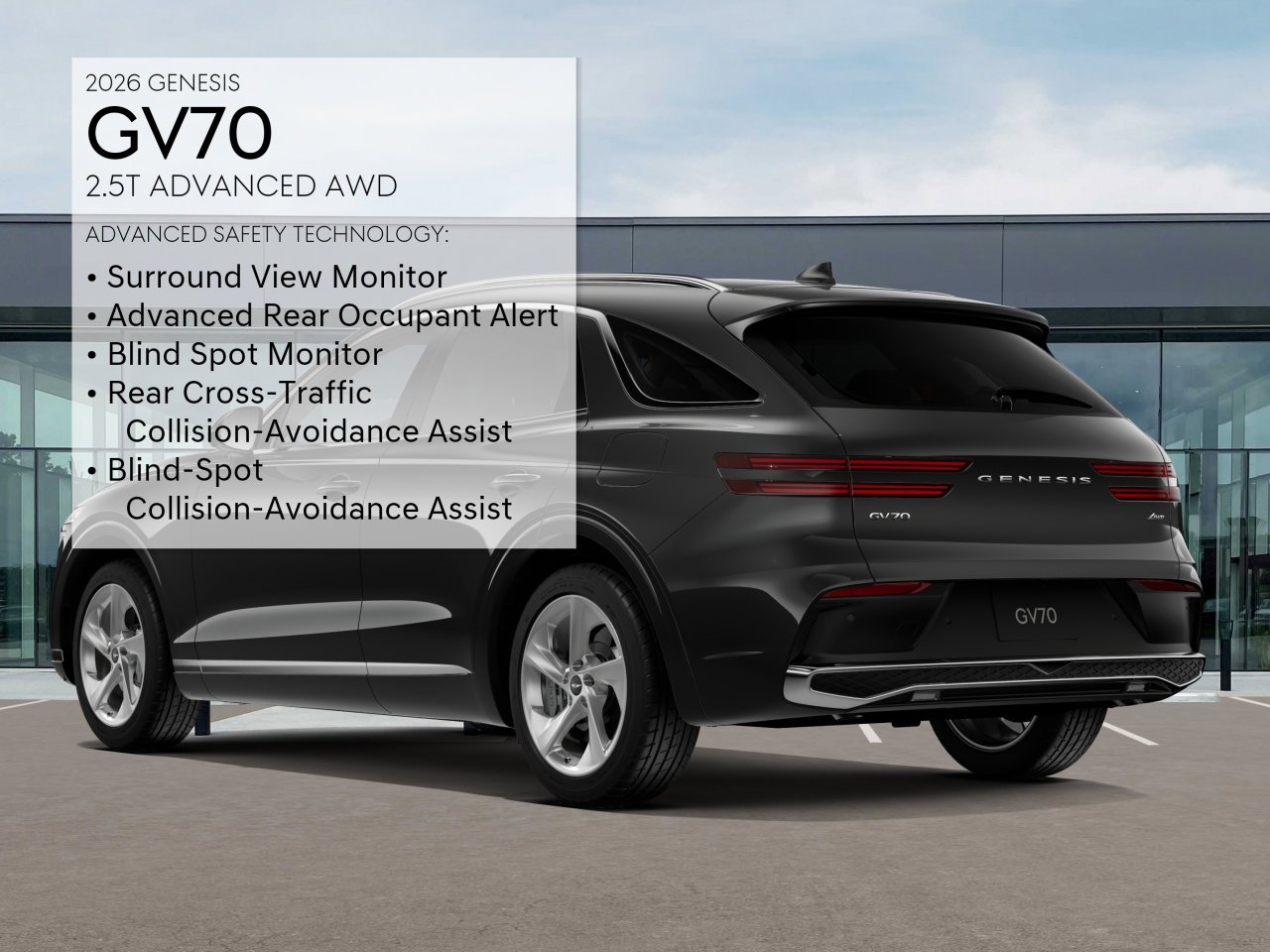 New 2026 Black Genesis 2.5T ADVANCED image 7