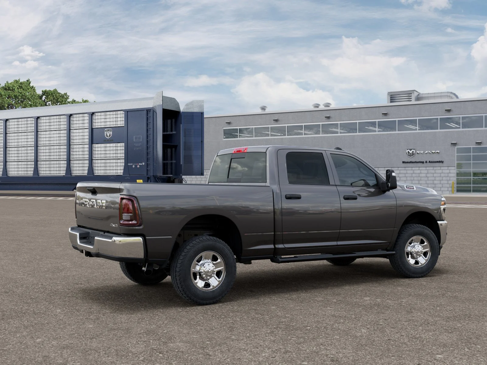 New 2026 Granite Crystal Metallic Clear-Coat Exterior Paint RAM TRADESMAN image 2