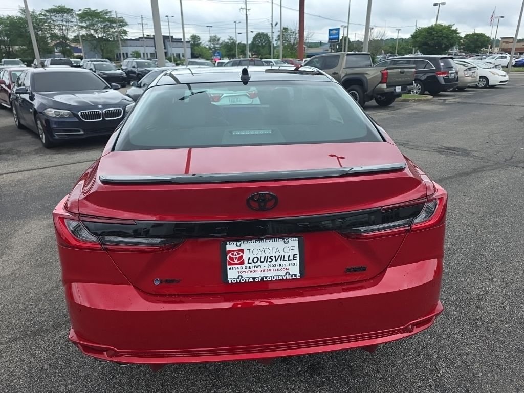 New 2026 Supersonic Red with Midnight Black Metallic roof Toyota XSE image 6
