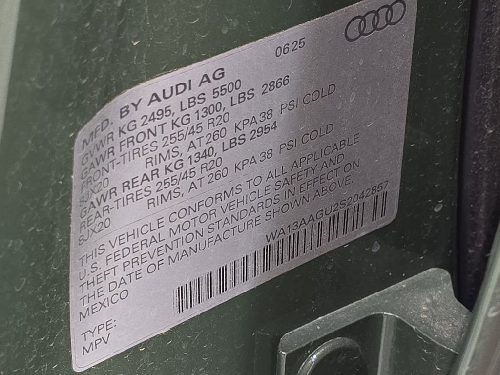 Used 2025 Green Audi 2.0T Prestige image 37