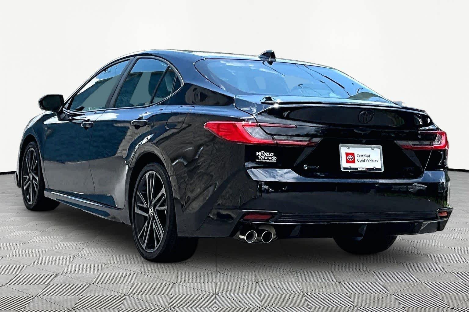 Used 2025 Midnight Black Metallic Toyota XSE image 12