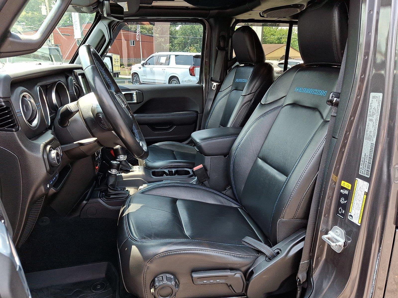 Used 2021 Granite Crystal Metallic Clearcoat Jeep Unlimited Rubicon image 14
