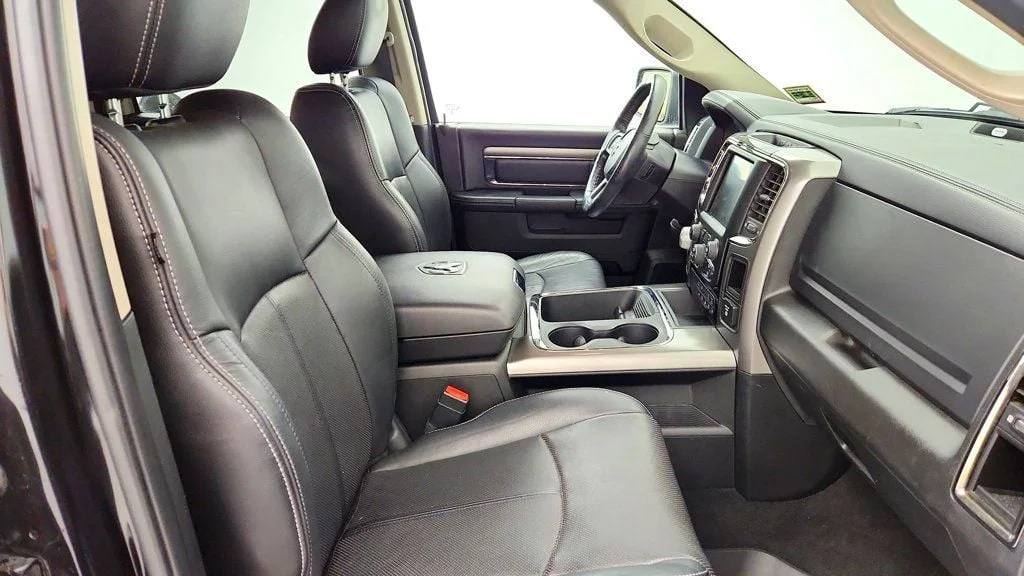 Used 2018 Brilliant Black Crystal Pearlcoat Ram Sport 4x4 Crew Cab 5