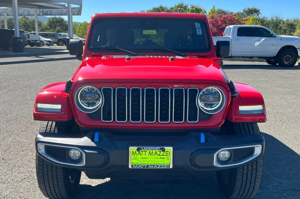 Used 2024 Red Jeep Sahara 4xe image 6