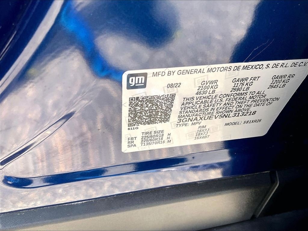 Used 2022 Blue Chevrolet LT image 32
