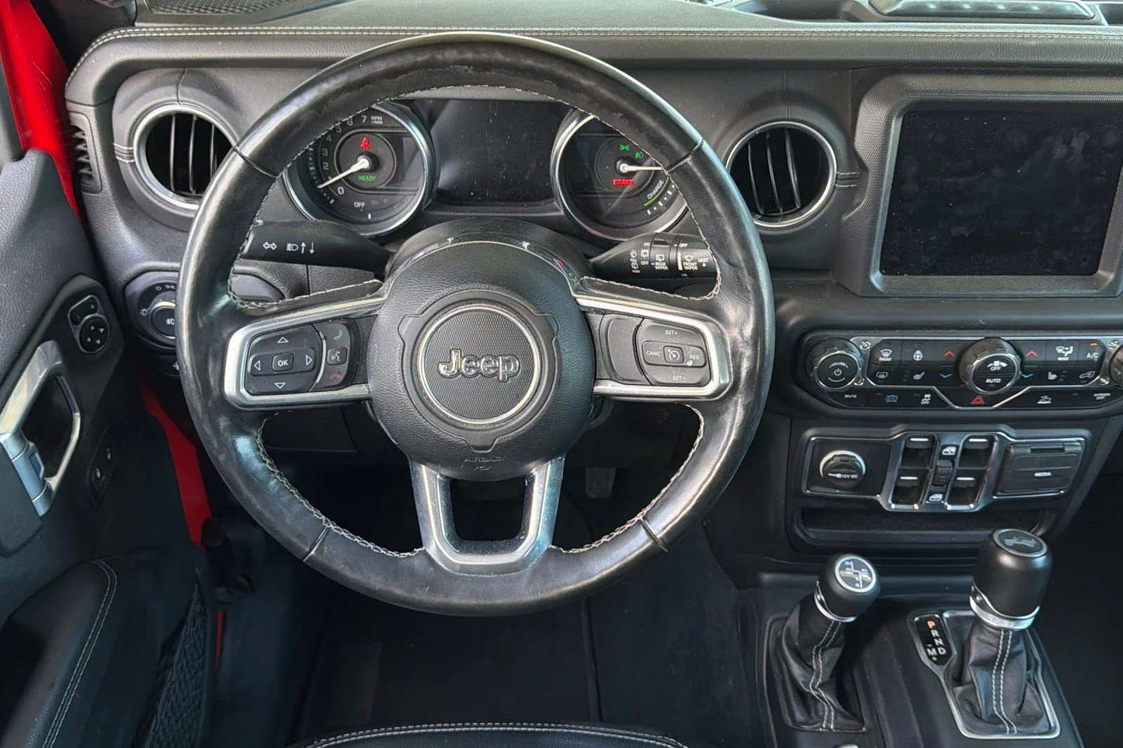 Used 2022 Red Jeep Unlimited Sahara 4xe image 16