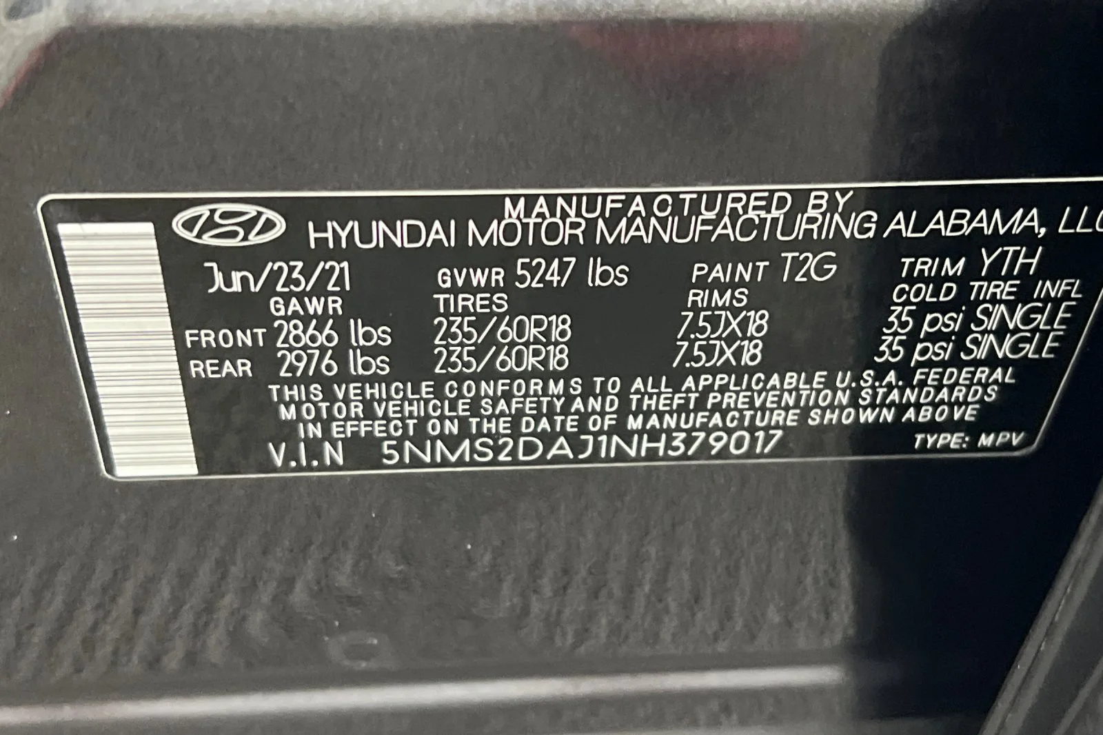 Used 2022 Portofino Gray Hyundai SEL image 32
