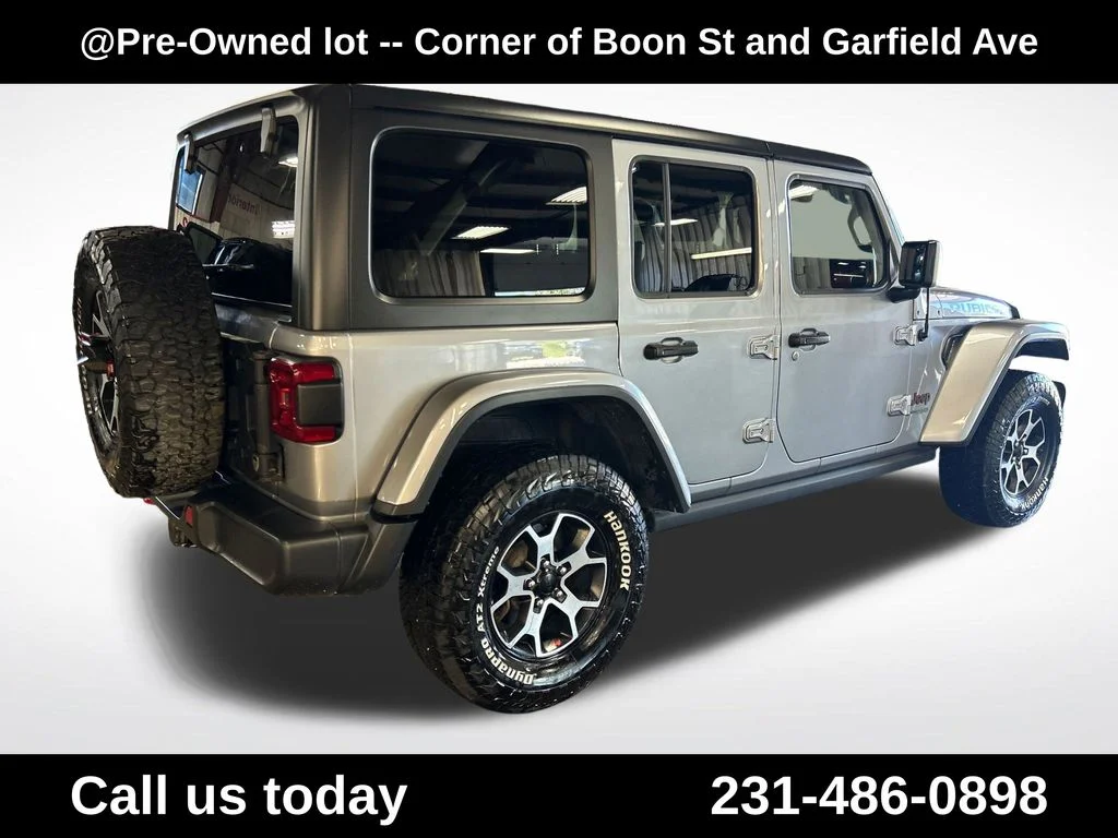 Used 2021 Silver Jeep Unlimited Rubicon image 5