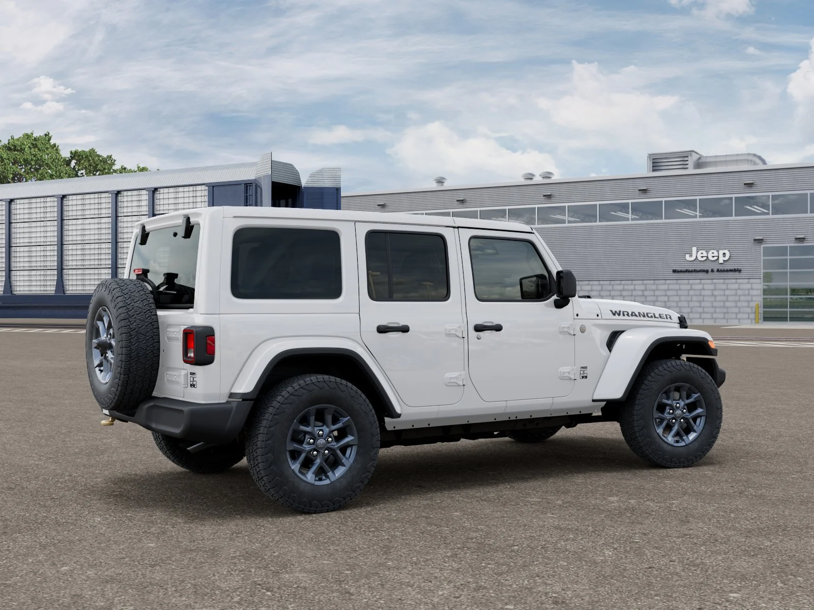 New 2026 Bright White Clearcoat Jeep  image 2