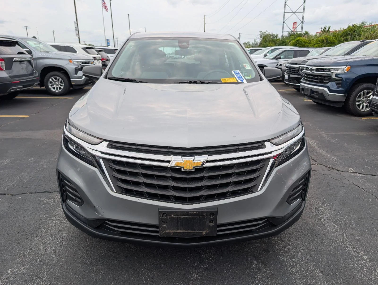 Used 2024 Sterling Gray Metallic Chevrolet LS image 2