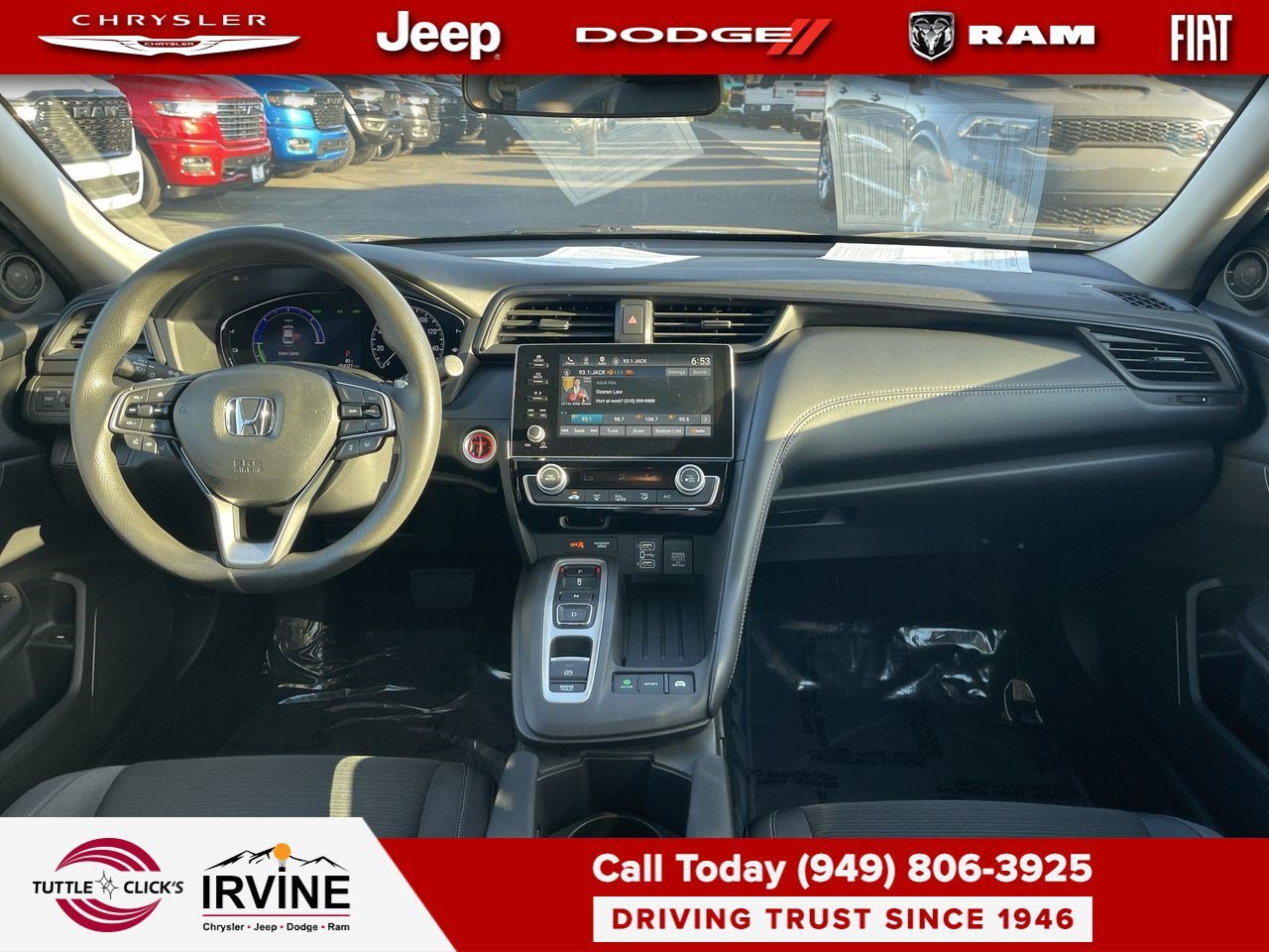 Used 2019 Crystal Black Pearl Honda EX image 12