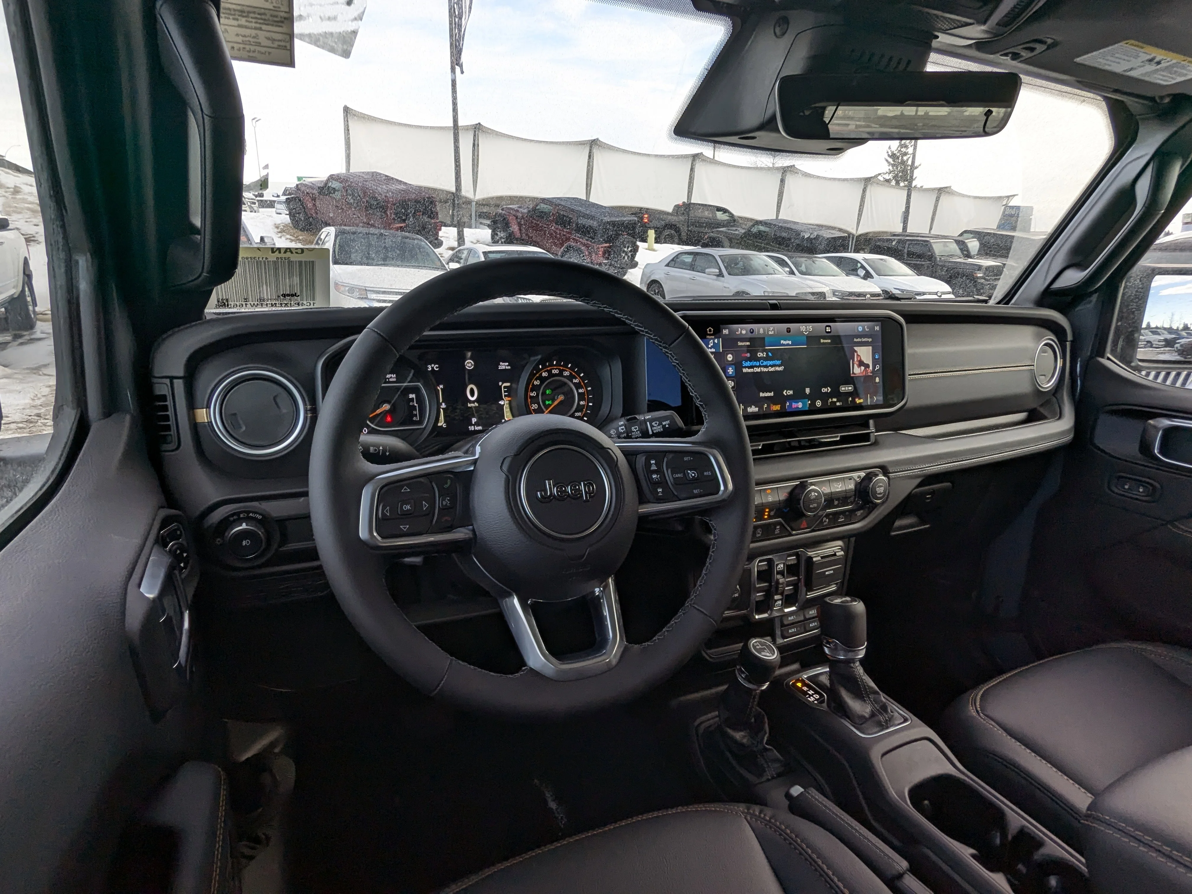 New 2026 Dark blue Jeep Sahara - - McKinley Leather - Body-Color Top - Alpine Audio - Technology Group - Remote Start & tons image 24