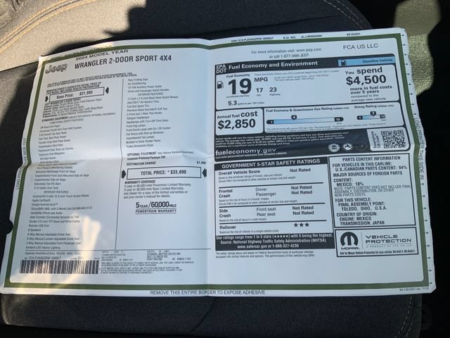 Used 2024 White Jeep Sport image 18