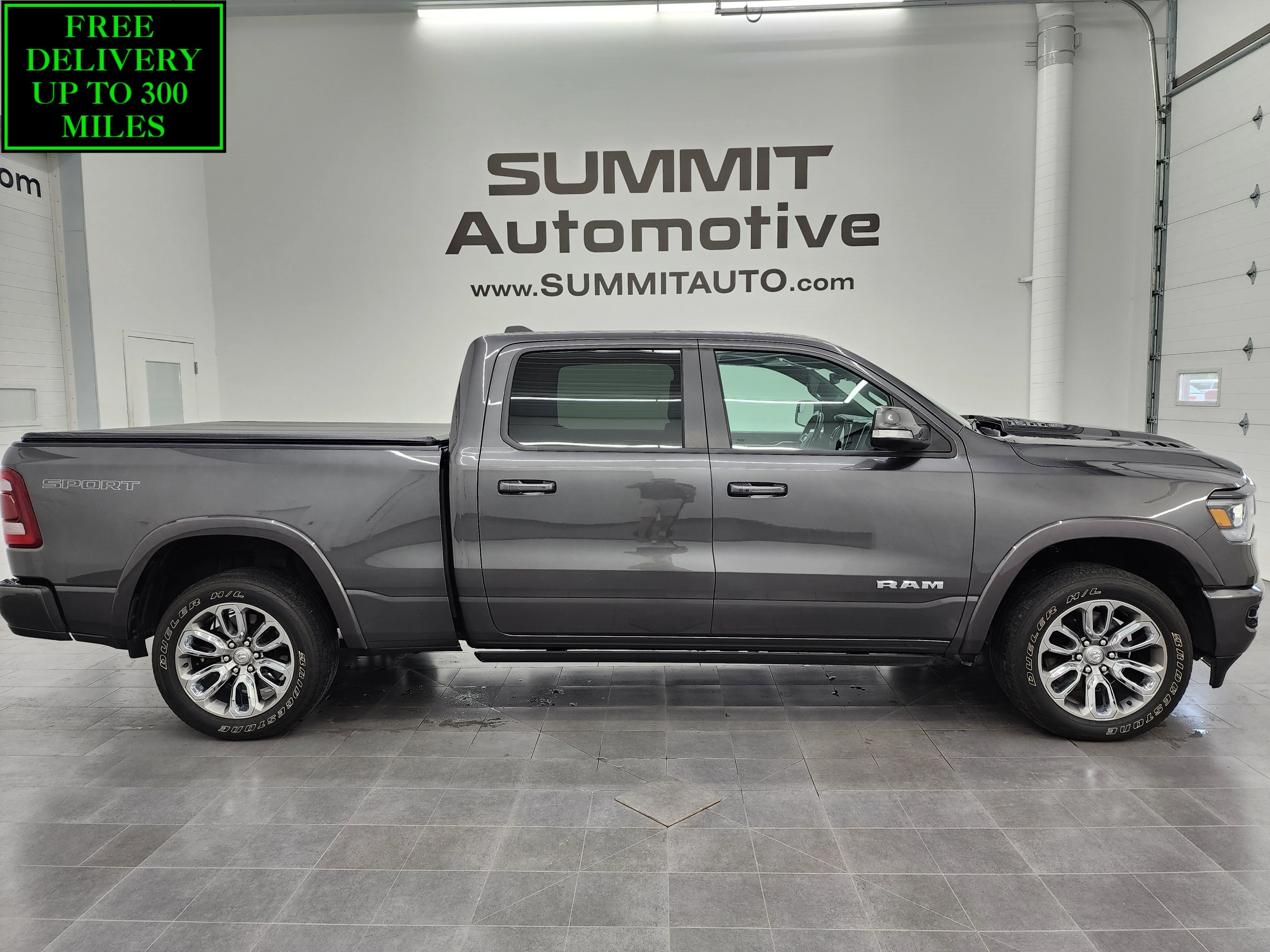 Used 2022 Granite Crystal Metallic Clearcoat Ram Laramie image 1