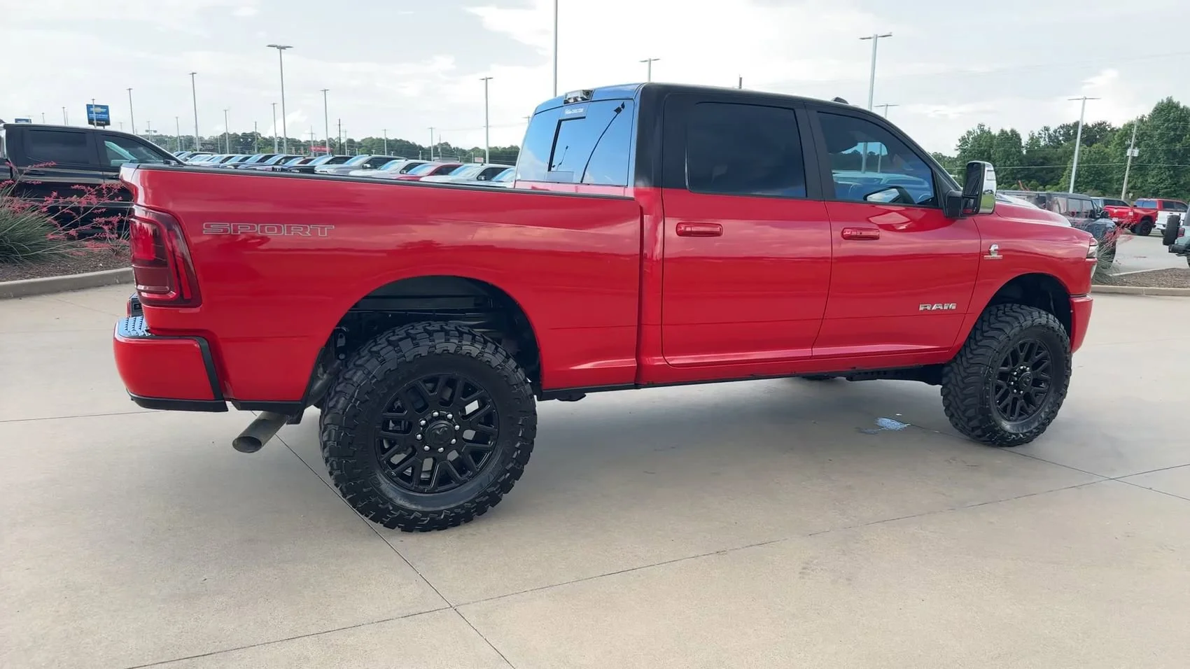New 2026 Flame Red Clearcoat Ram Laramie image 8