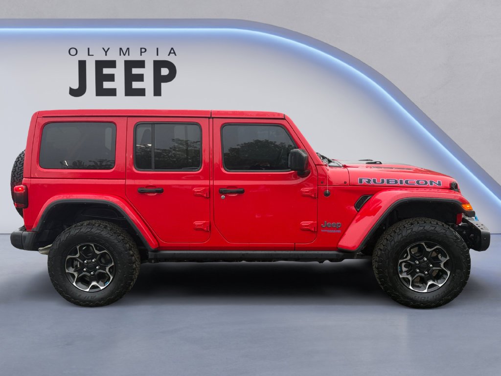 Used 2022 Red Jeep Unlimited Rubicon 4xe image 7