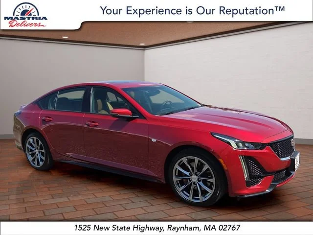 Used 2020 RED OBSESSION TINTCOAT Cadillac Sport image 1