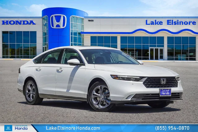 New 2026 Platinum White Pearl Honda EX-L Hybrid image 1