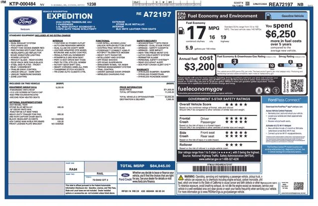 Certified Used 2024 Blue Metallic Ford Timberline image 39