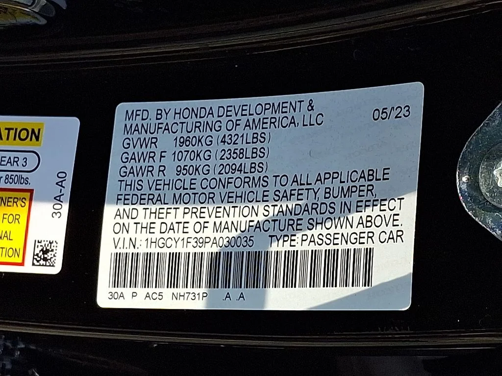 2023 Honda Accord EX - Photo 28