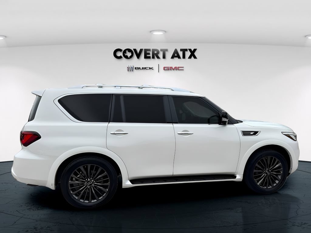 Used 2021 Moonstone White INFINITI Premium Select image 8