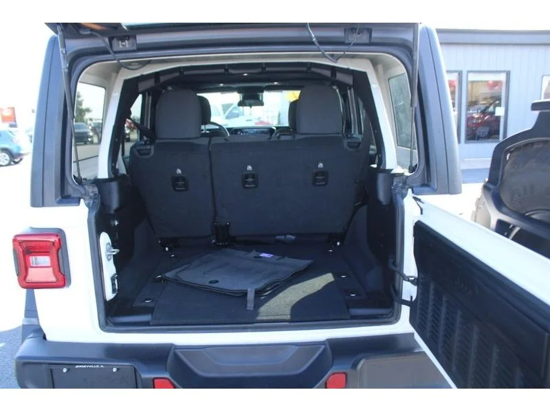 Used 2024 Bright White Clearcoat Jeep Rubicon image 6
