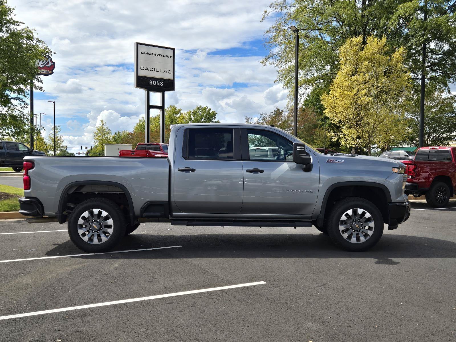 Used 2024 Sterling Gray Metallic Chevrolet Custom image 9