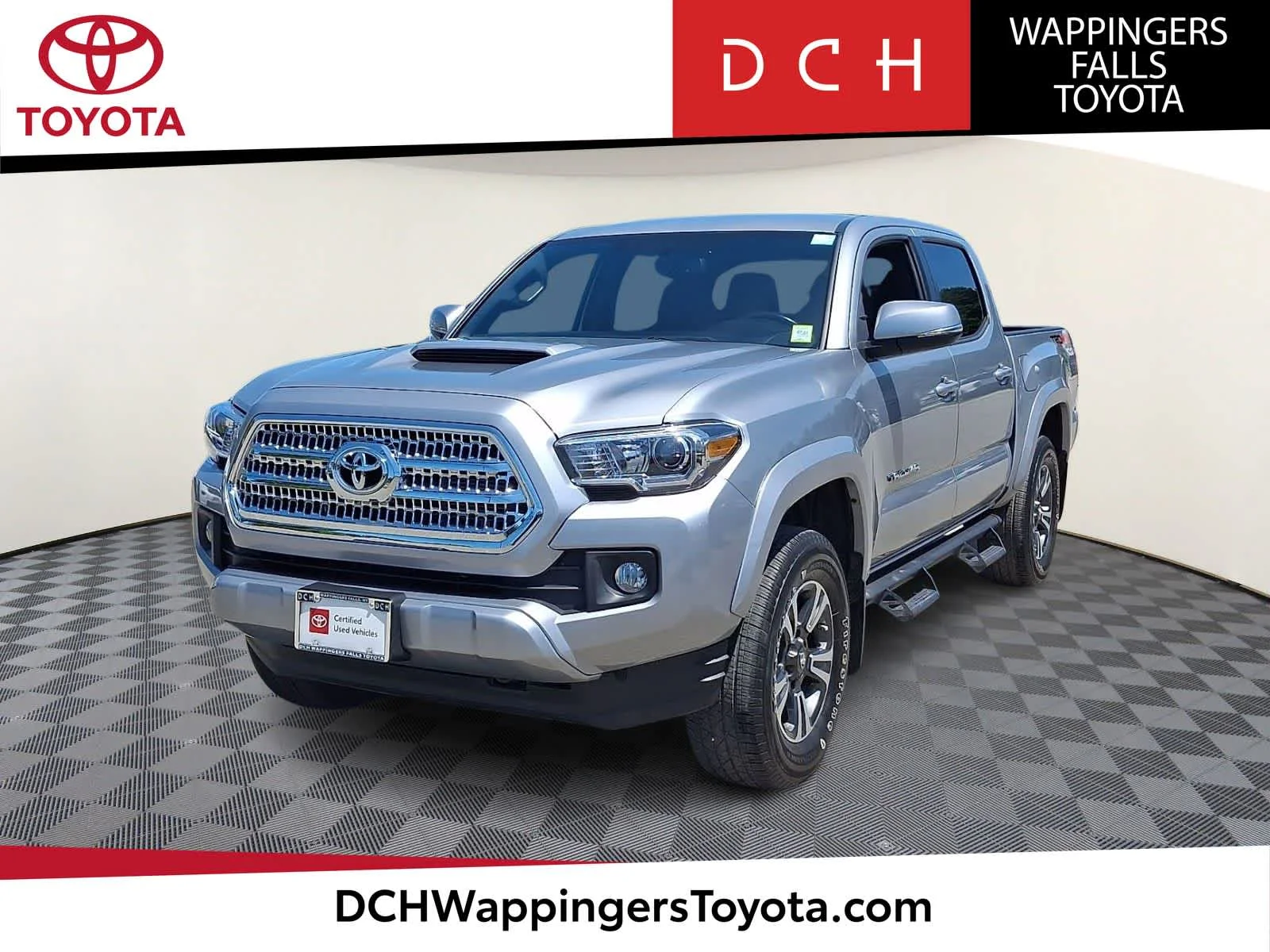 Certified Used 2017 Silver Sky Metallic Toyota TRD Sport image 1