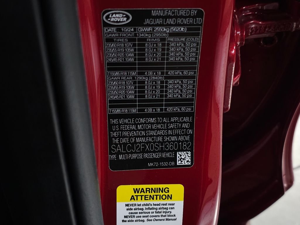 Certified Used 2025 Red Land Rover S image 41