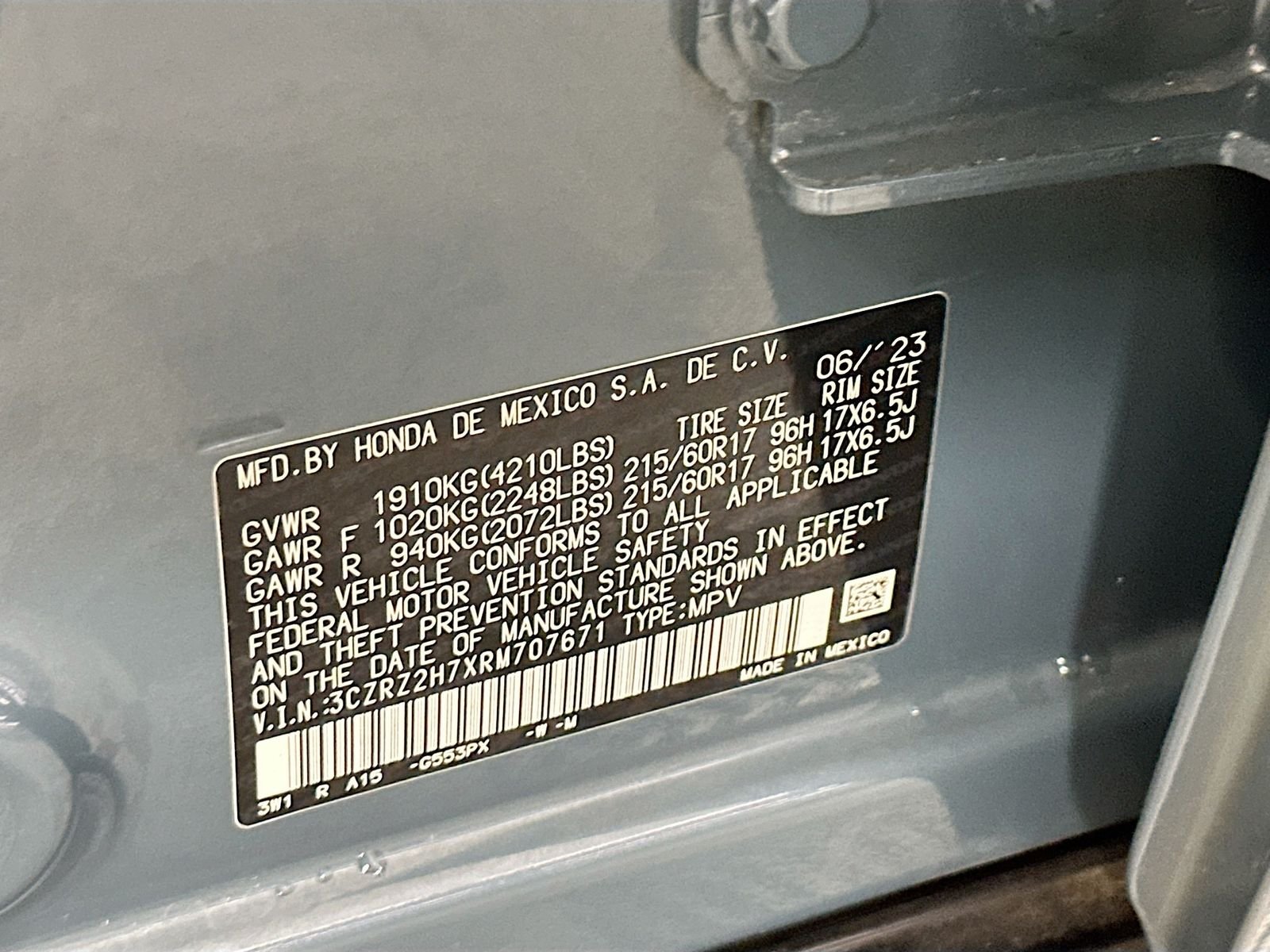 Used 2024 Blue Honda EX-L image 32