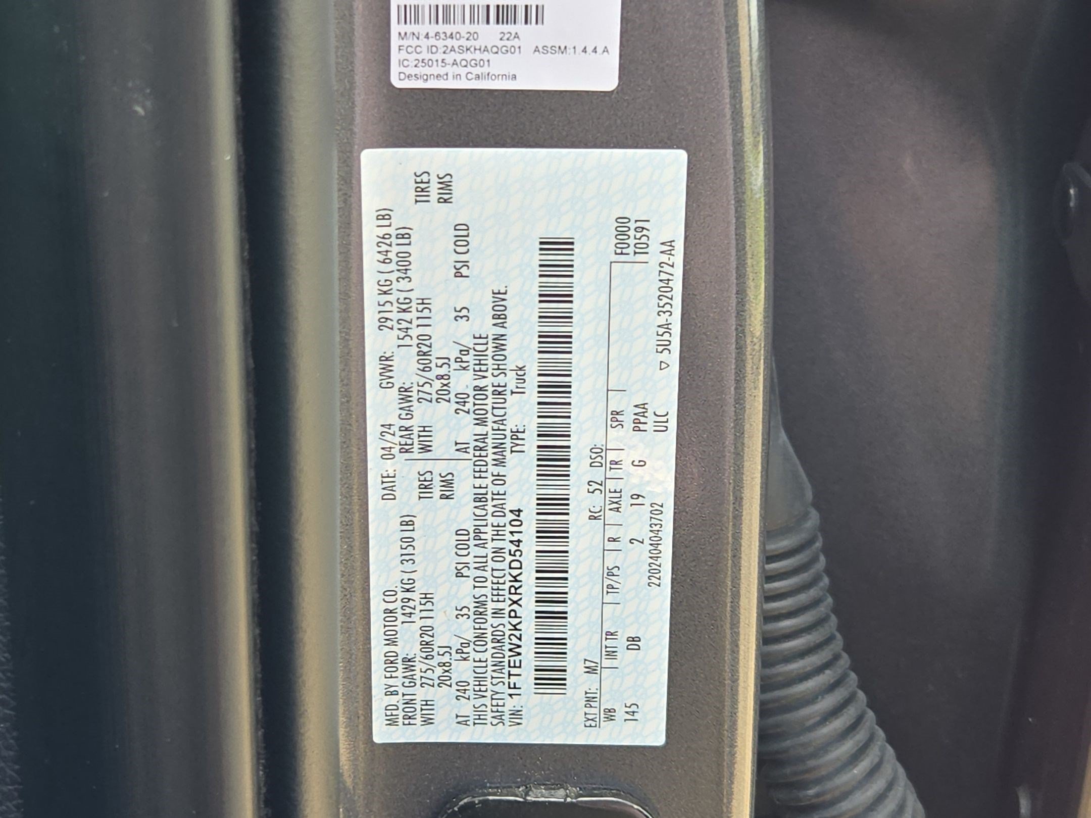 Used 2024 Carbonized Gray Metallic Ford STX image 32