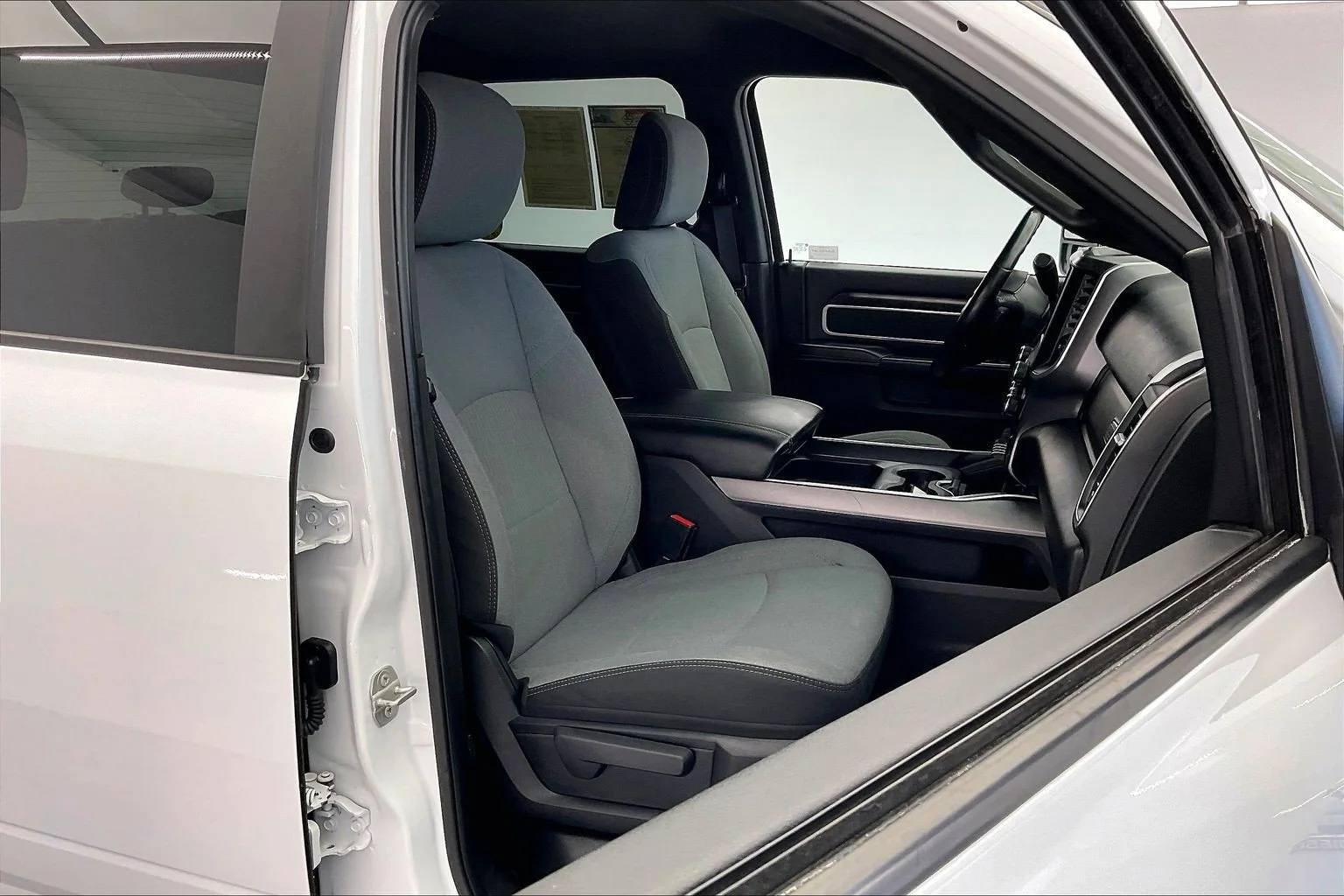 Used 2024 Bright White Clearcoat Ram Big Horn image 6