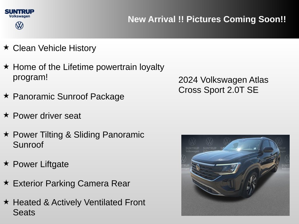 Used 2024 Black Volkswagen 2.0T SE w/Technology image 6