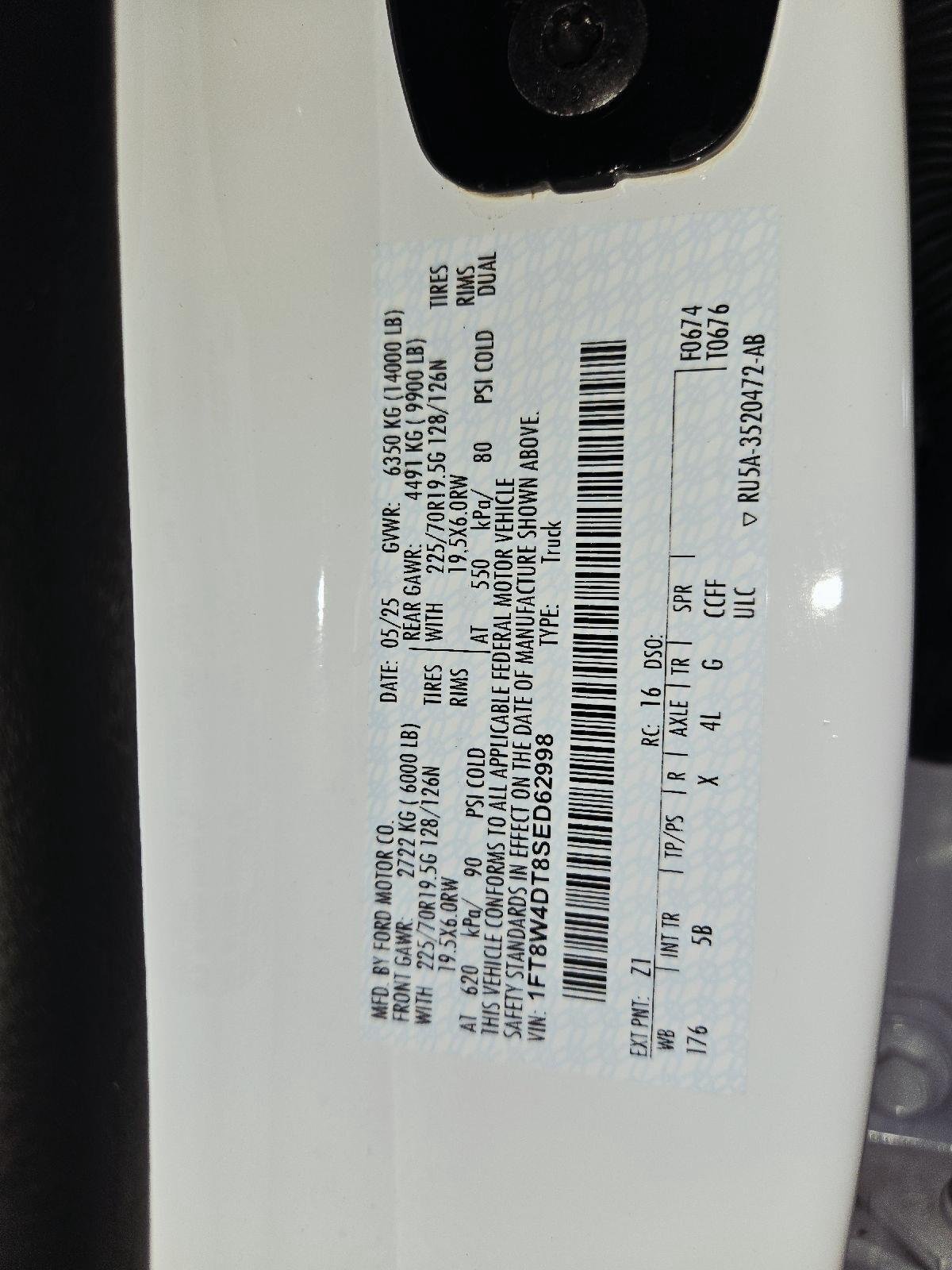 Used 2025 Oxford White Ford LARIAT image 72