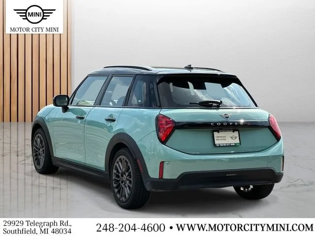 Certified Used 2026 Ocean Wave Green Metallic MINI Iconic image 5