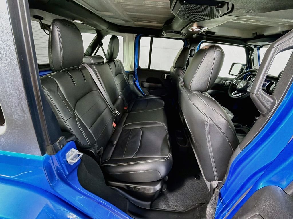 Used 2022 Blue Jeep Unlimited Sahara 4xe image 25