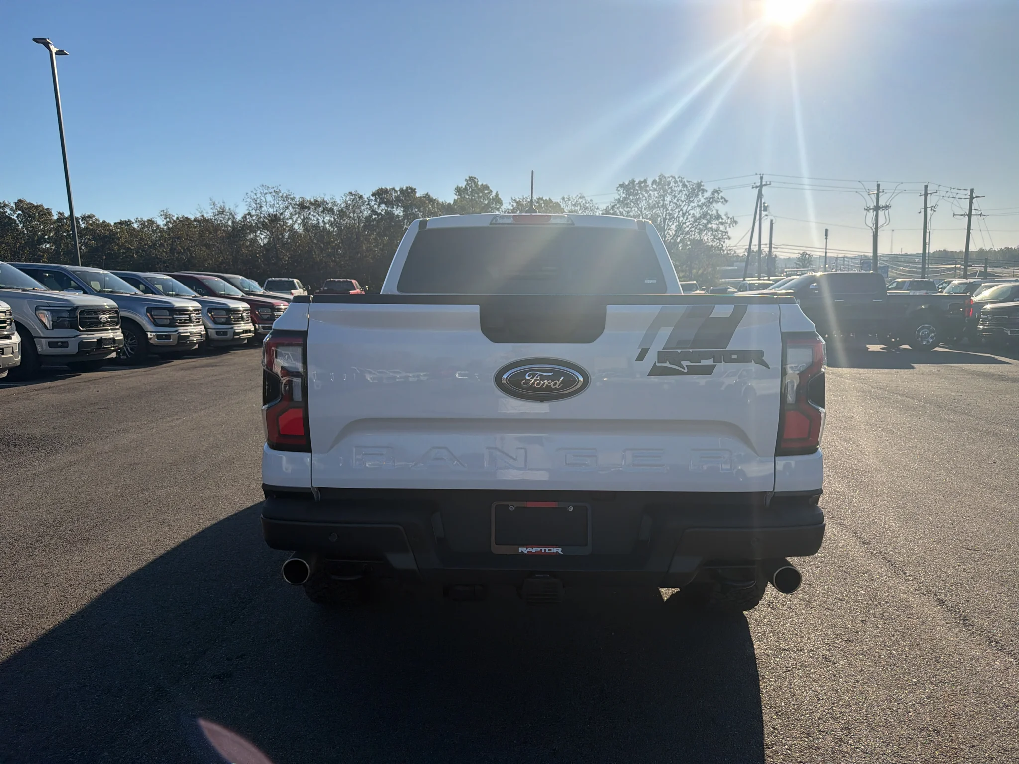 Used 2025 Oxford White Ford Raptor image 4