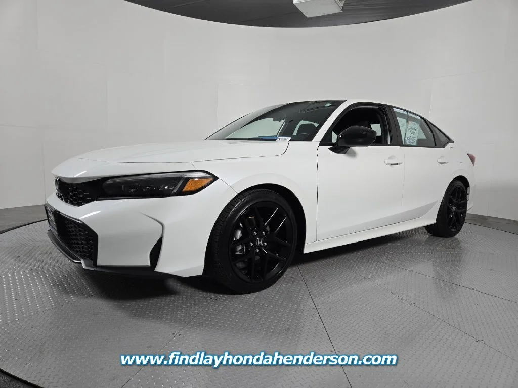 Certified Used 2025 Platinum White Pearl Honda Sport image 2