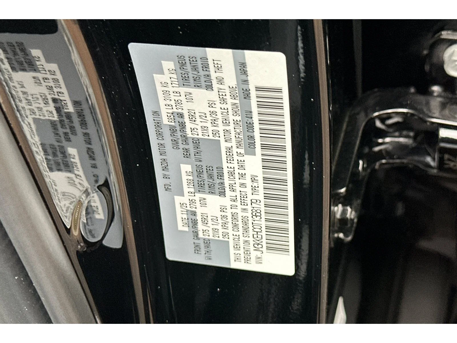Used 2026 Jet Black Mica Mazda S Premium Plus image 24