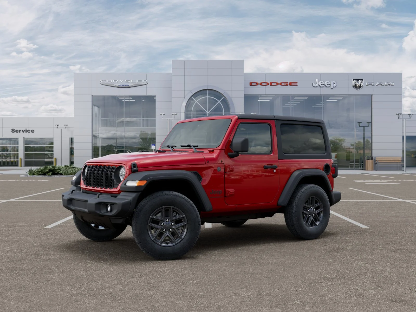 New 2026 Firecracker Red Clearcoat Jeep Sport S image 28