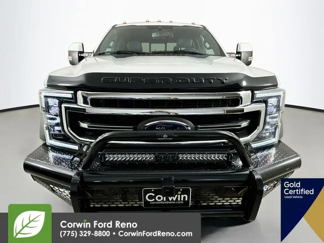 Used 2022 Oxford White Ford Lariat image 2