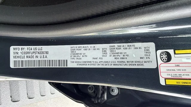 New 2026 Forged Blue Metallic Exterior Paint RAM RHO image 37