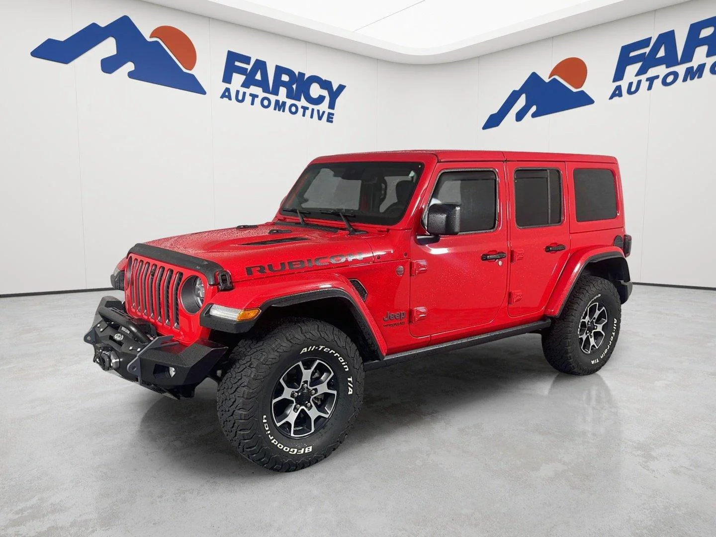 Used 2022 Firecracker Red Clearcoat Jeep Unlimited Rubicon image 1